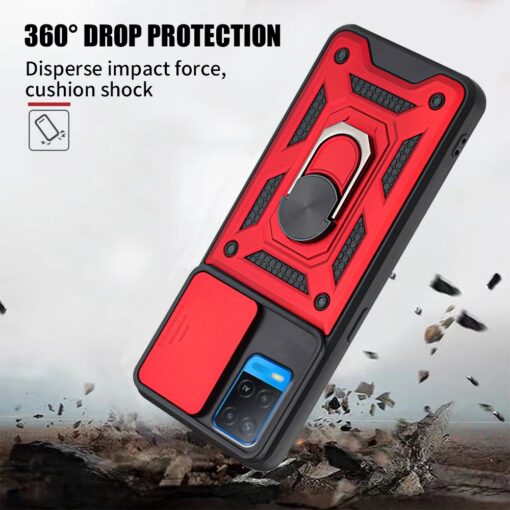 Oppo A76/A96 Keysion Slide Window Armor Case - Image 7