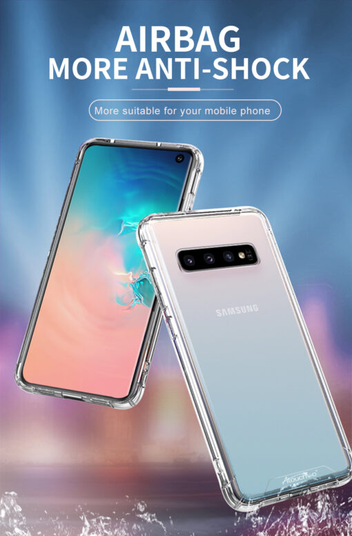 Samsung Galaxy S8, S9 & S10 Series Premium Antiburst Clear Armor Shockproof Case - Image 15