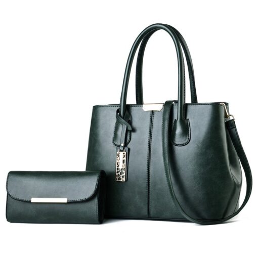 Cocifer Fashion Designer 2-in-1 Premium Quality Tote Ladies Handbag Set - Image 3