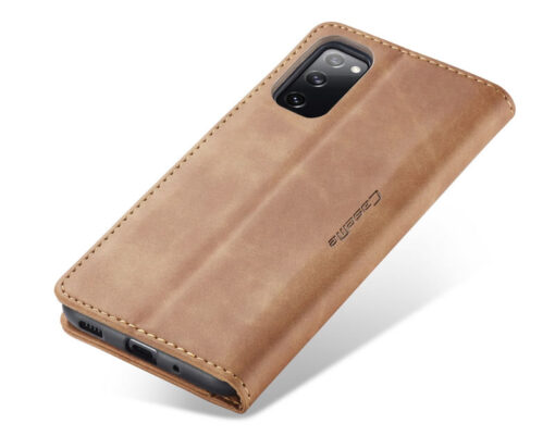 CaseMe Samsung Galaxy S20 FE & S21 FE Retro Flip Leather Wallet Case - Image 13