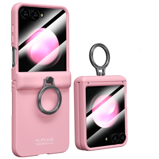 Samsung Galaxy Z Flip 5 6 Series Shockproof Case with Small Screen Protector Hinge Protection Hard PC Cover - Image 5