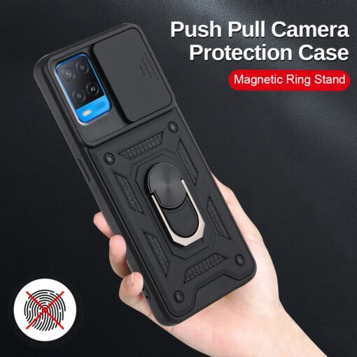 Oppo A54 A74 Series Slide Window Armor Case - Image 2