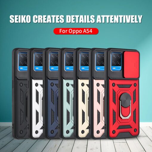 Oppo A76/A96 Keysion Slide Window Armor Case - Image 11