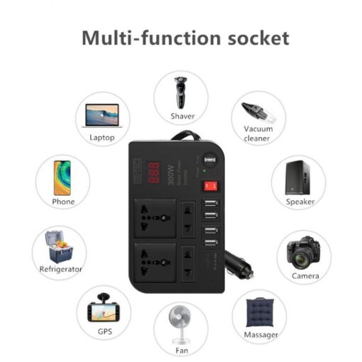 Superior Quality SPARK 3 Car Power Inverter 300W - Image 3