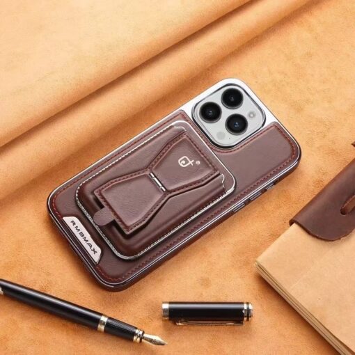 Leather Wallet Stand Phone Case For iPhone 13  14 15 16 Pro Max Series Phone Card Holder Leather Cover. - Image 2