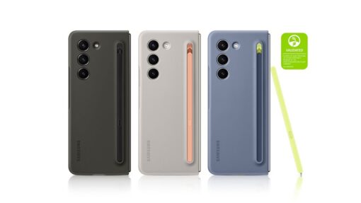 Original Samsung Galaxy Z Fold 5 5G With S Pen Silicone Case Standing Cover For Galaxy Z Fold 5 Phone Cases - Image 8