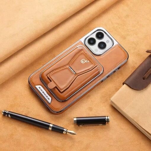 Leather Wallet Stand Phone Case For iPhone 13  14 15 16 Pro Max Series Phone Card Holder Leather Cover. - Image 6