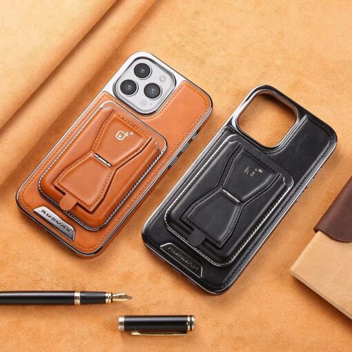 Leather Wallet Stand Phone Case For iPhone 13  14 15 16 Pro Max Series Phone Card Holder Leather Cover. - Image 11