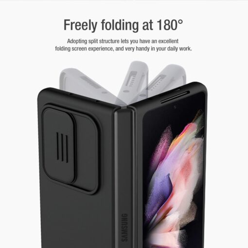 Samsung Galaxy Z Fold 3 Nillkin CamShield Silicone Case with Camera Cover - Image 7