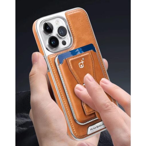 Leather Wallet Stand Phone Case For iPhone 13  14 15 16 Pro Max Series Phone Card Holder Leather Cover. - Image 10