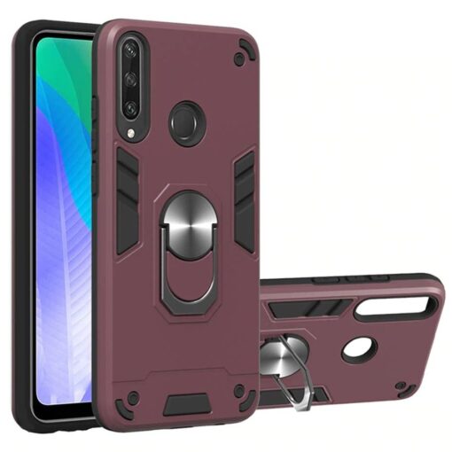 Huawei Y6P  Shockproof Armor Case + 3D Glass Protector - Image 5
