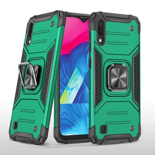 Samsung A30s, A50, A50s Armor Ring Case + 3D Glass Protector - Image 3
