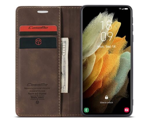 Oppo A54/A55 Series CaseMe Leather Flip Cover - Image 10