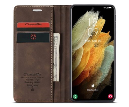 Oppo Series Premium Quality CaseMe Leather Flip Cover - Image 12