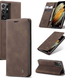 CaseMe Leather Flip Case for Samsung Galaxy S21 Series