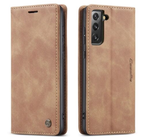 Samsung S21 CaseMe Leather Flip Cover - Image 2