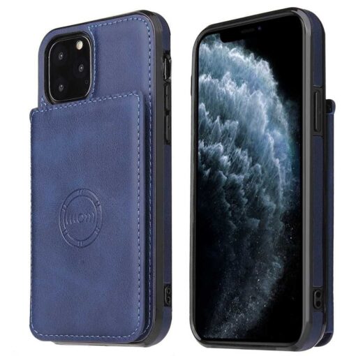 iPhone 12 Series Luxury Leather Wallet Back Cover Case - Image 4