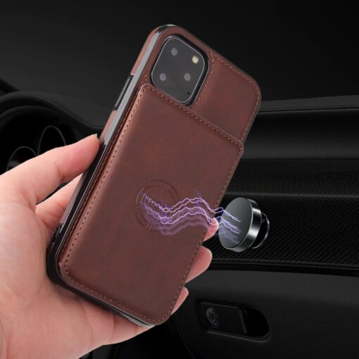 iPhone 12 Series Luxury Leather Wallet Back Cover Case - Image 26