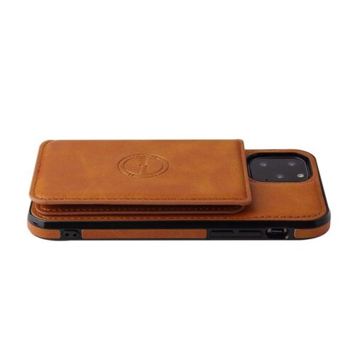 iPhone 12 Series Luxury Leather Wallet Back Cover Case - Image 19