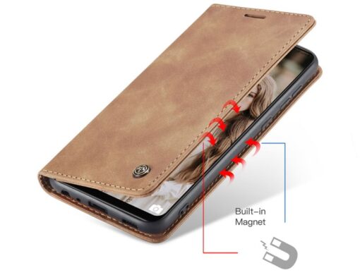 Samsung Galaxy A73 CaseMe Leather Flip Cover - Image 10