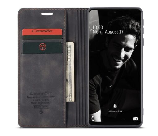 Samsung Galaxy A73 CaseMe Leather Flip Cover - Image 5