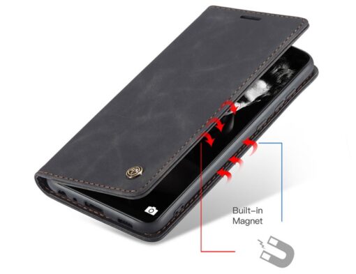 Samsung Galaxy A73 CaseMe Leather Flip Cover - Image 3