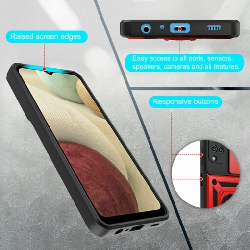Samsung Galaxy A12 Push-Window Armor Case - Image 13