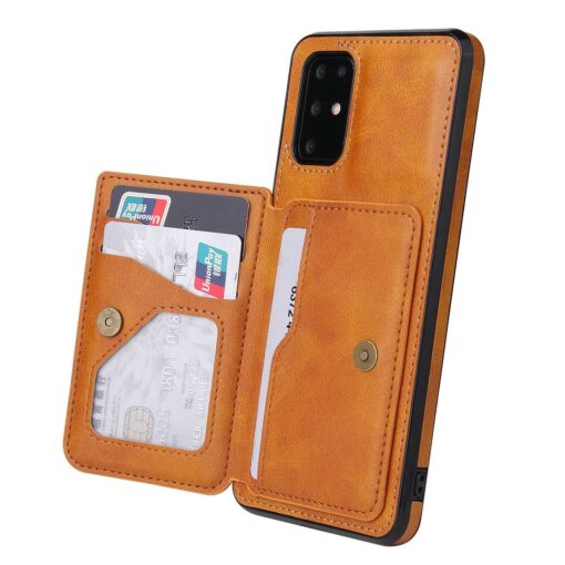 Samsung S21 Ultra Luxury Leather Wallet Back Cover Case - Image 20