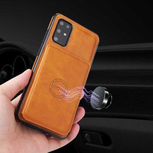Samsung S21 Ultra Luxury Leather Wallet Back Cover Case - Image 12