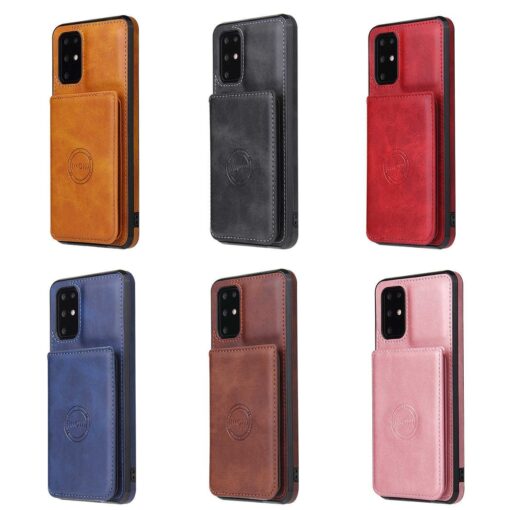 Samsung S21 Ultra Luxury Leather Wallet Back Cover Case - Image 16