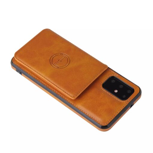 Samsung S21 Ultra Luxury Leather Wallet Back Cover Case - Image 2