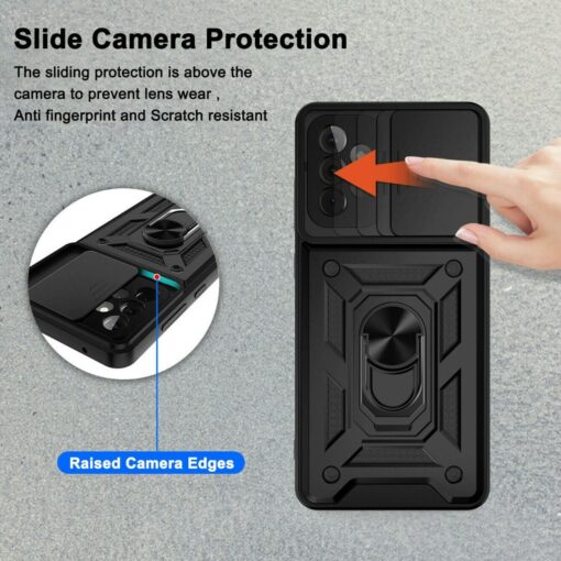 Samsung A04/A13/A14/A34/A54 Series Slide Window Armor Case - Image 8