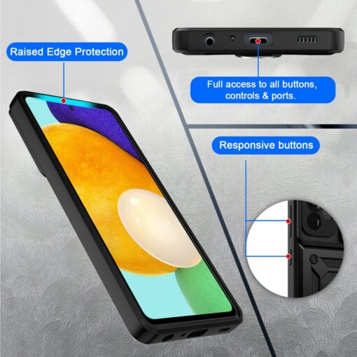 Samsung A04/A13/A14/A34/A54 Series Slide Window Armor Case - Image 6