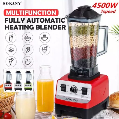 Sokany 4500W Multipurpose Automatic Blender - Image 2