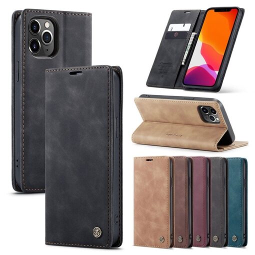iPhone 11 Series Caseme Leather Flip Cover - Image 9
