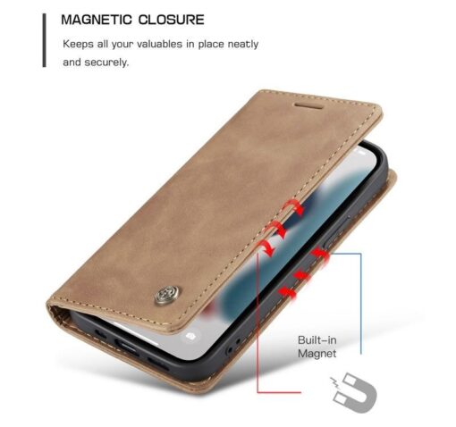 iPhone 11 Series Caseme Leather Flip Cover - Image 11