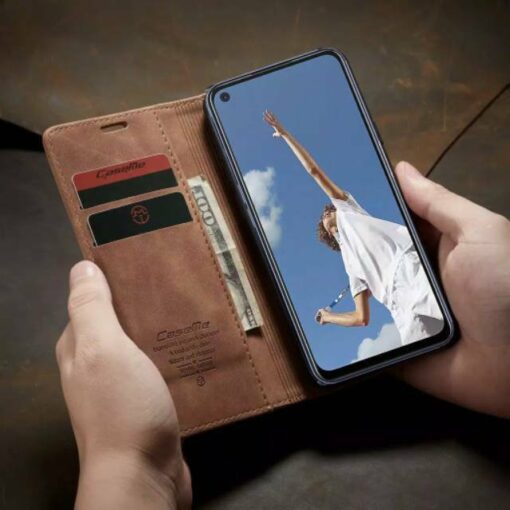 Oppo A54/A55 Series CaseMe Leather Flip Cover - Image 12