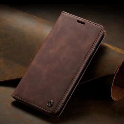 iPhone 7/8 Series CaseMe Leather Flip Cover - Image 13