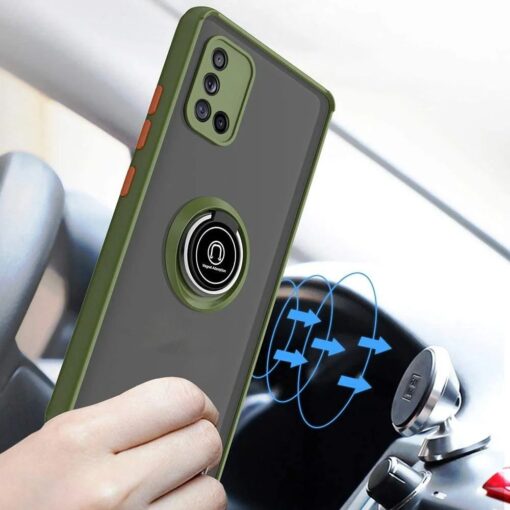 Oppo A74/A95 Frosted Matte Shockproof Case - Image 5