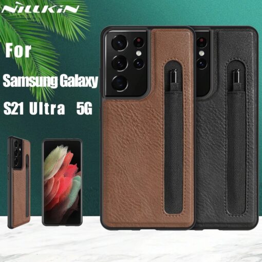 Nillkin Aoge Leather Cover case for Samsung Galaxy S21 Ultra - Image 2