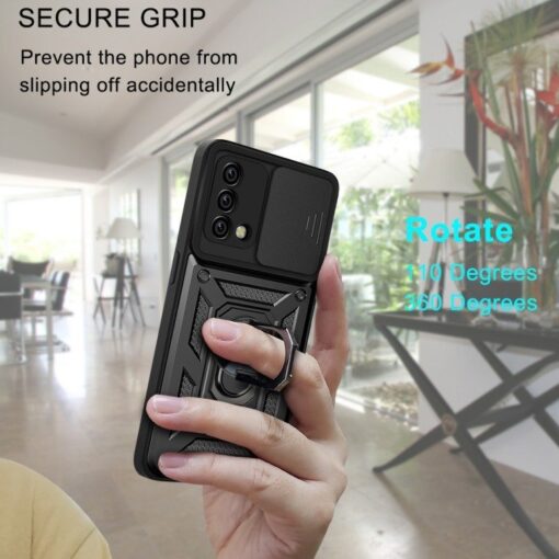 Oppo A54 A74 Series Slide Window Armor Case - Image 11