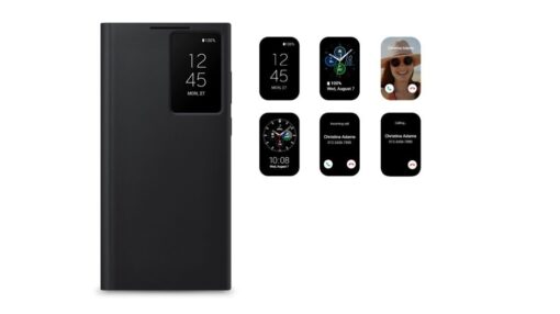 New Design Clearview Smart Case for Samsung Galaxy S22/S23/24 Ultra Series with Sensor - Image 3