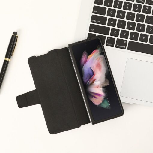 Nillkin Luxury Aoge Leather Phone Case For Samsung Galaxy Z Fold 3 With External Pen Tray - Image 9