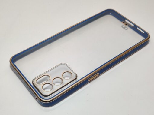 Oppo Reno 6 Dgeot Gold Plating Transparent Clear Back Case - Image 8