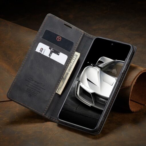 Redmi Note 10 Series CaseMe Leather Flip Cover - Image 12