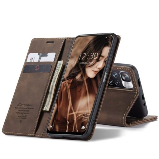 Redmi Note 11/11 Pro Series CaseMe Leather Flip Cover - Image 5