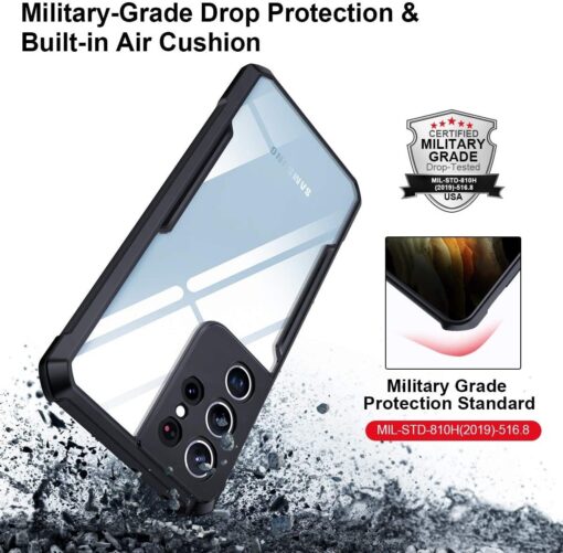 Xunnd Beetle Series Bumper Clear Case for Samsung Galaxy S21 Ultra - Image 7