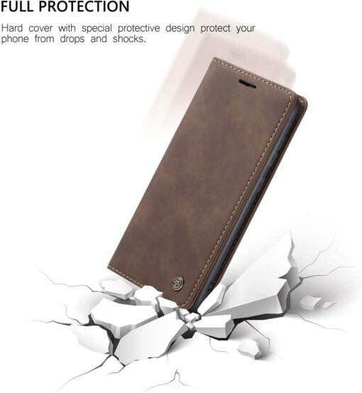 Oppo A74/A95 CaseMe Leather Flip Cover - Image 12