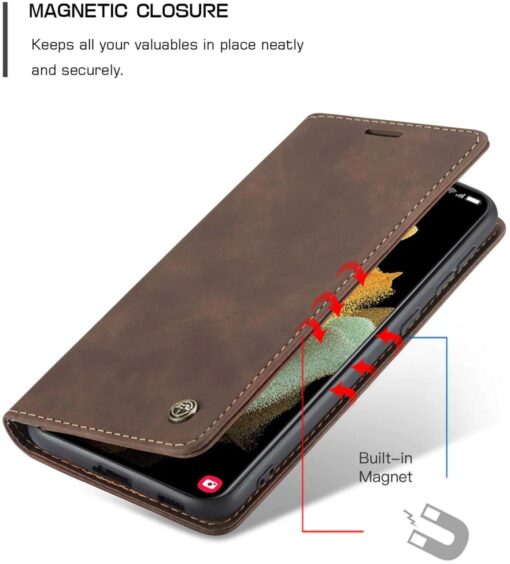 Oppo Series Premium Quality CaseMe Leather Flip Cover - Image 9