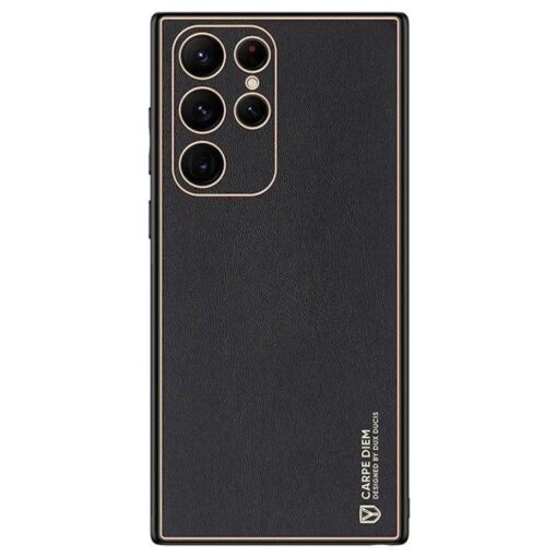 Samsung Galaxy S22 Ultra Dux Ducis Yolo Series Gold Electroplating Case - Image 3